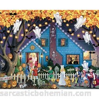 Vermont Christmas Company Ghostly Gathering Halloween Jigsaw Puzzle 1000 Piece  B01BKQL7FY